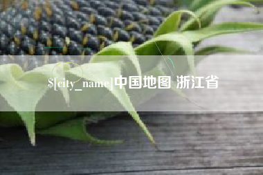 阿里中国地图 浙江省