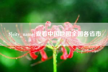 阿里查看中国地图全图各省市
