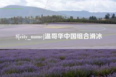 阿里温哥华中国组合滑冰