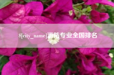 阿里消防专业全国排名