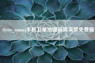 阿里手机卫星地图高清实景免费版