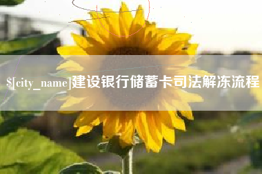 阿里建设银行储蓄卡司法解冻流程