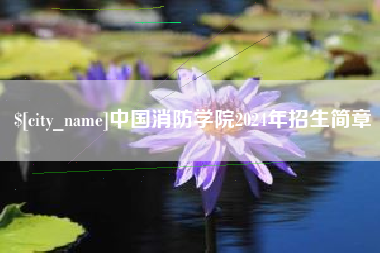 阿里中国消防学院2024年招生简章