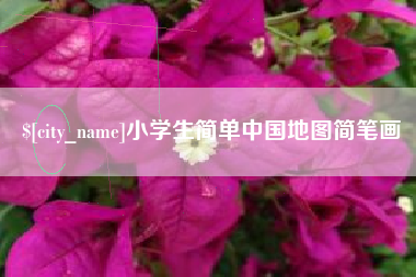 阿里小学生简单中国地图简笔画