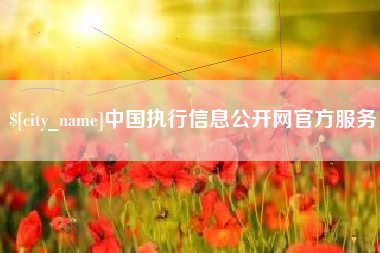 阿里中国执行信息公开网官方服务