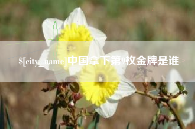 阿里中国拿下第9枚金牌是谁