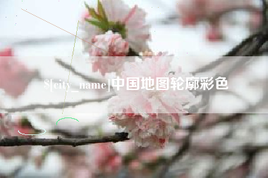阿里中国地图轮廓彩色