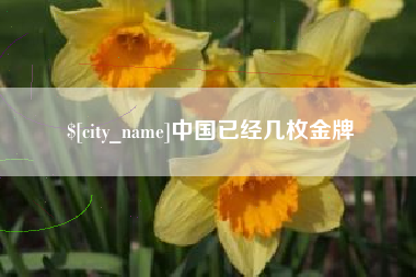 阿里中国已经几枚金牌
