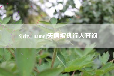 阿里失信被执行人杳询