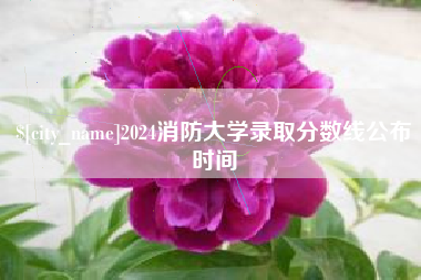 阿里2024消防大学录取分数线公布时间