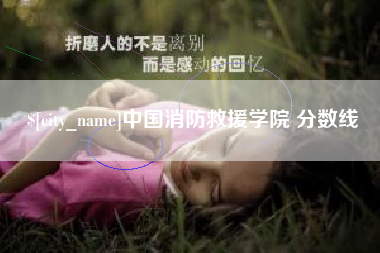 阿里中国消防救援学院 分数线