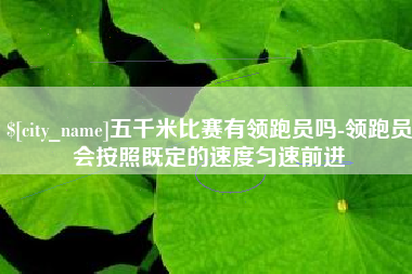 阿里五千米比赛有领跑员吗-领跑员会按照既定的速度匀速前进