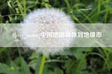 阿里中国地图具体到地级市